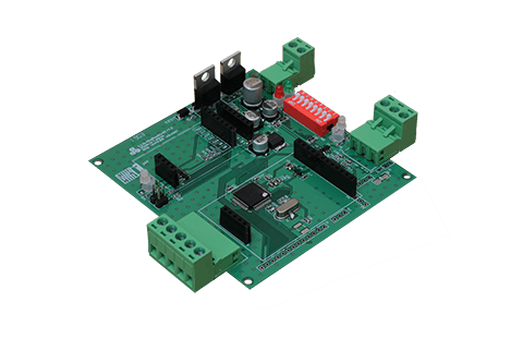 LLD-ModbusIO-02 裸板 正面右斜角 遠端 I/O 控制器