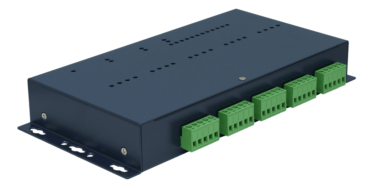 LLD-Modbus32E-01 外殼 正面左斜角 45° 遠端 I/O 控制器