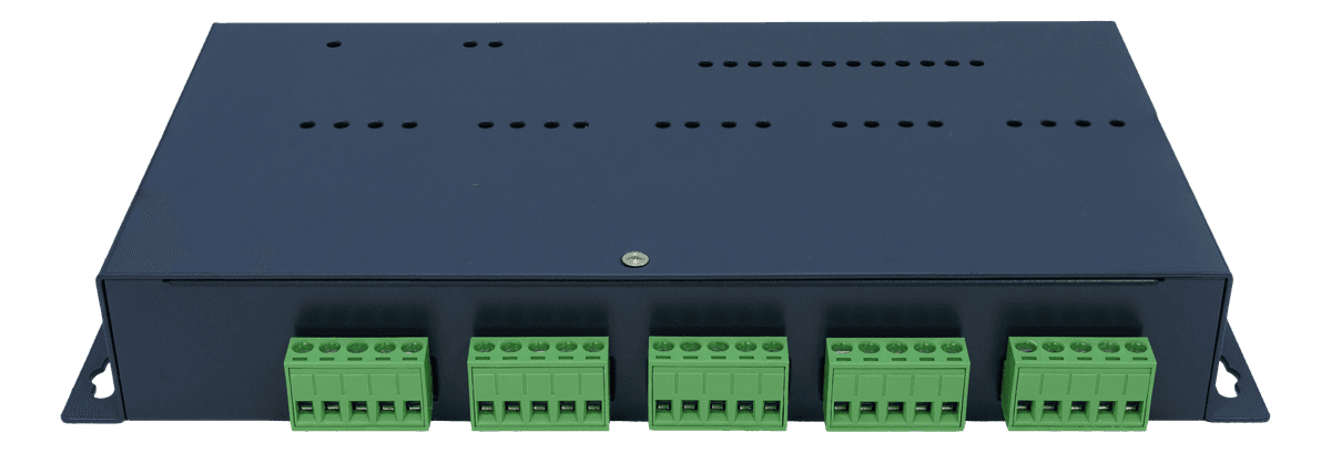 LLD-ModbusIO-01 外殼 正面 45° 遠端 I/O 控制器